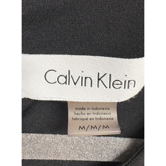 Calvin Klein Women's Sleeveless Blouse with Side Zipper Detail Pink Black Size M - Picture 3 of 6